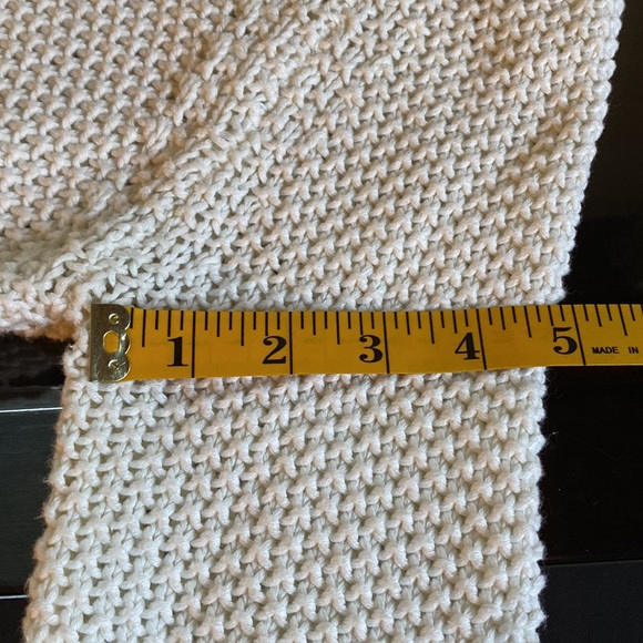 Cynthia Rowley cream cable knit sweater - Picture 8 of 9